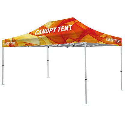 Printed Canopy Tent 10x15 With Aluminum Hex. Frame