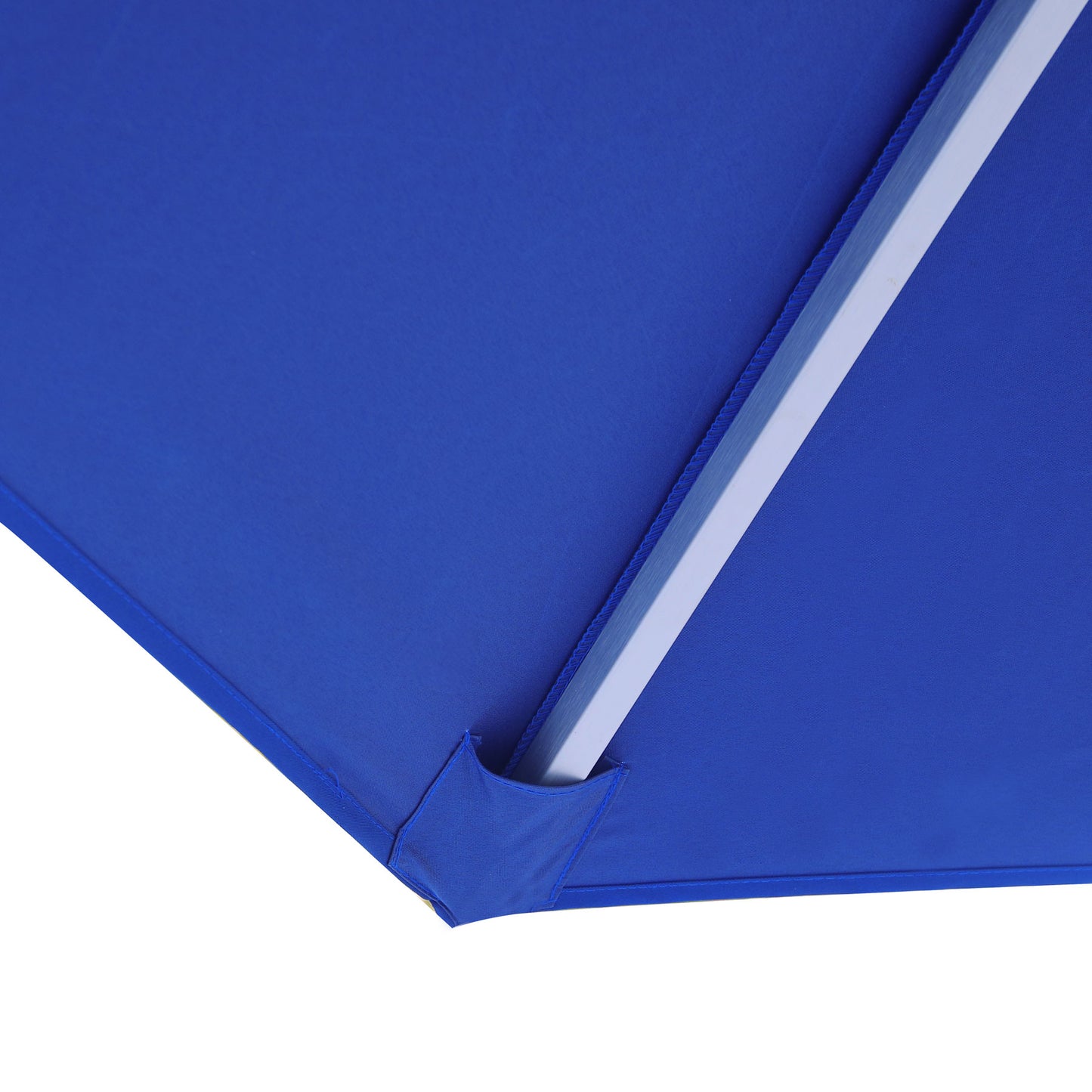 7' Heavy Duty Market Umbrella w/6 Panel Full Color & Aluminum Frame